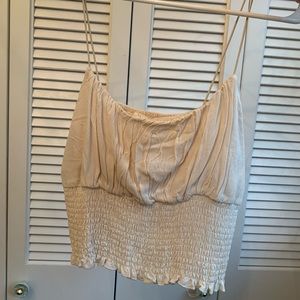 smocked cami top